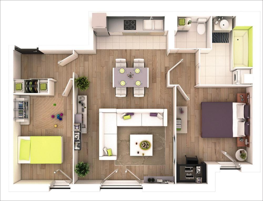 Giải pháp hoàn hảo nhất khi thiết kế nhà chung cư diện tích nhỏ